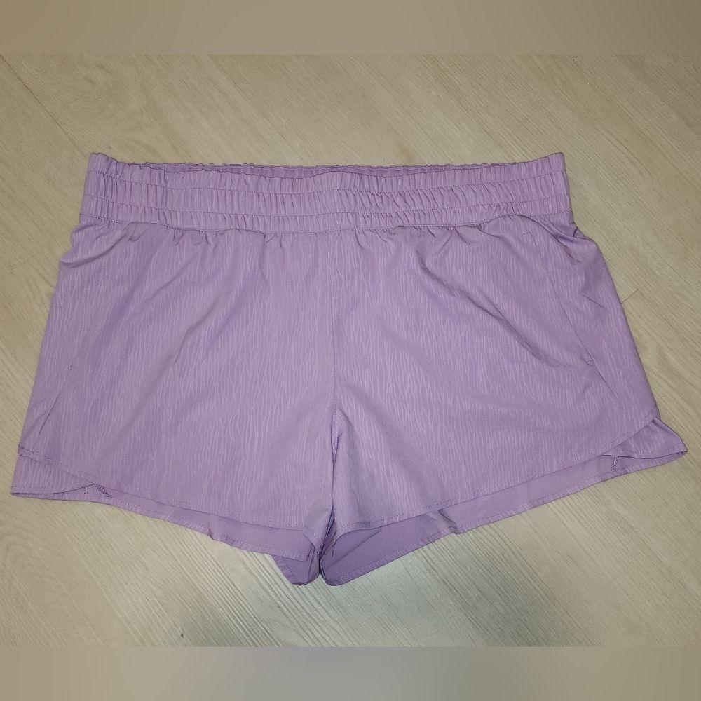 Avia Light Purple Women's Athletic Shorts Size - XXXL